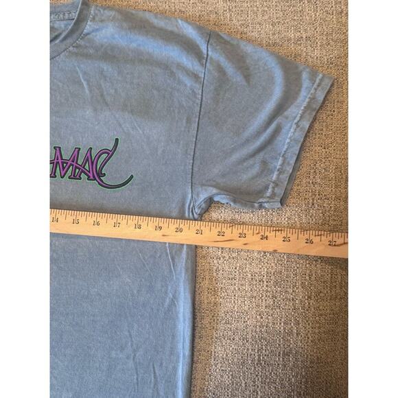 Fleetwood Mac Rumours Blue Band Short Sleeve Graphic T-Shirt Mineral Wash XL - Picture 3 of 7